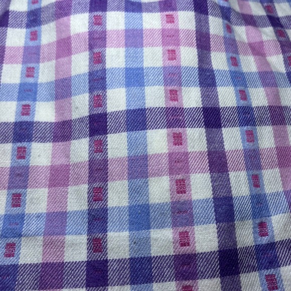 Rare NWT 1980s Deadstock Cheryl Tiegs Plaid Shirt Size 8 Vintage Sears 1987 USA - Picture 6 of 10
